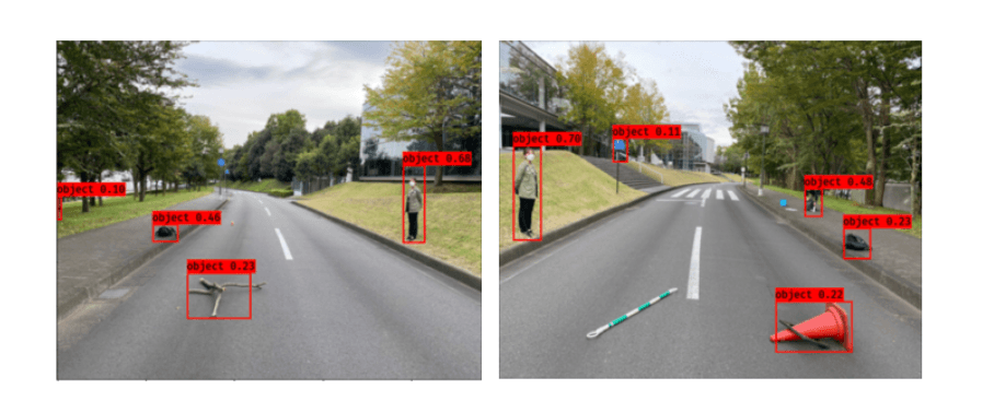 物体検出とセマンティックセグメンテーションによる車道上に限定した未知物体検出手法の提案